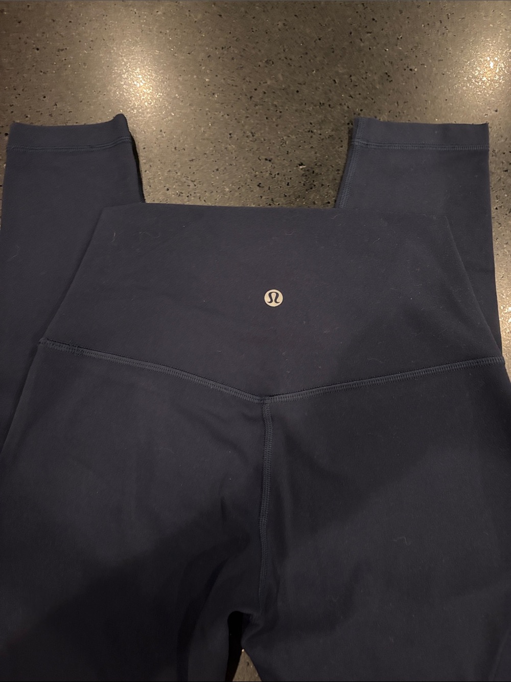lululemon athletica Align Navy Blue High-Rise Leggings with Logo